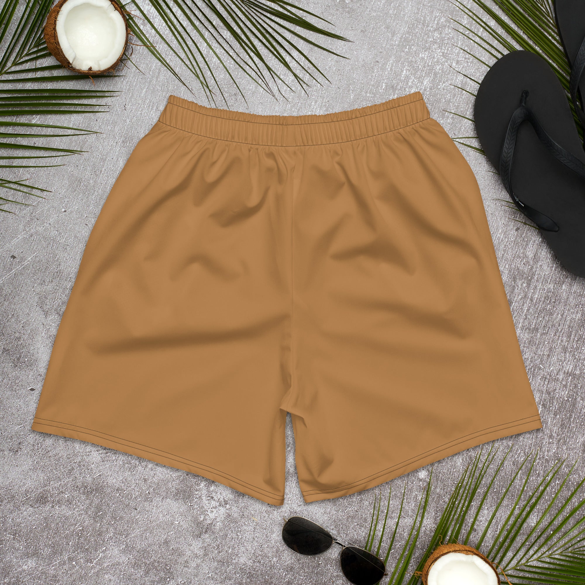 Tan Men's Recycled Athletic Shorts