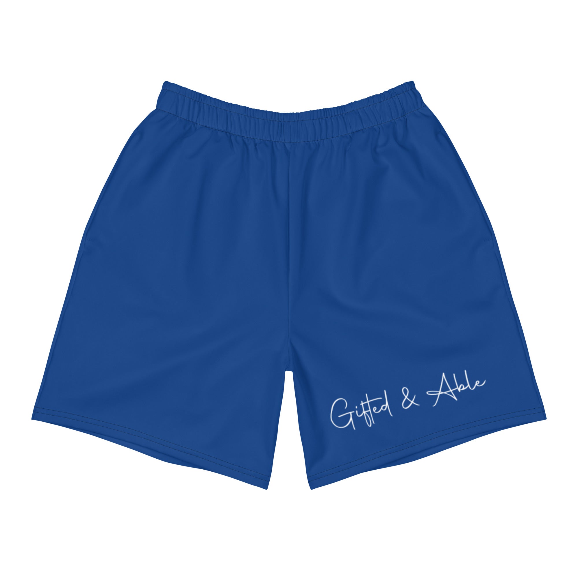 Royal Blue G&A Men's Recycled Athletic Shorts
