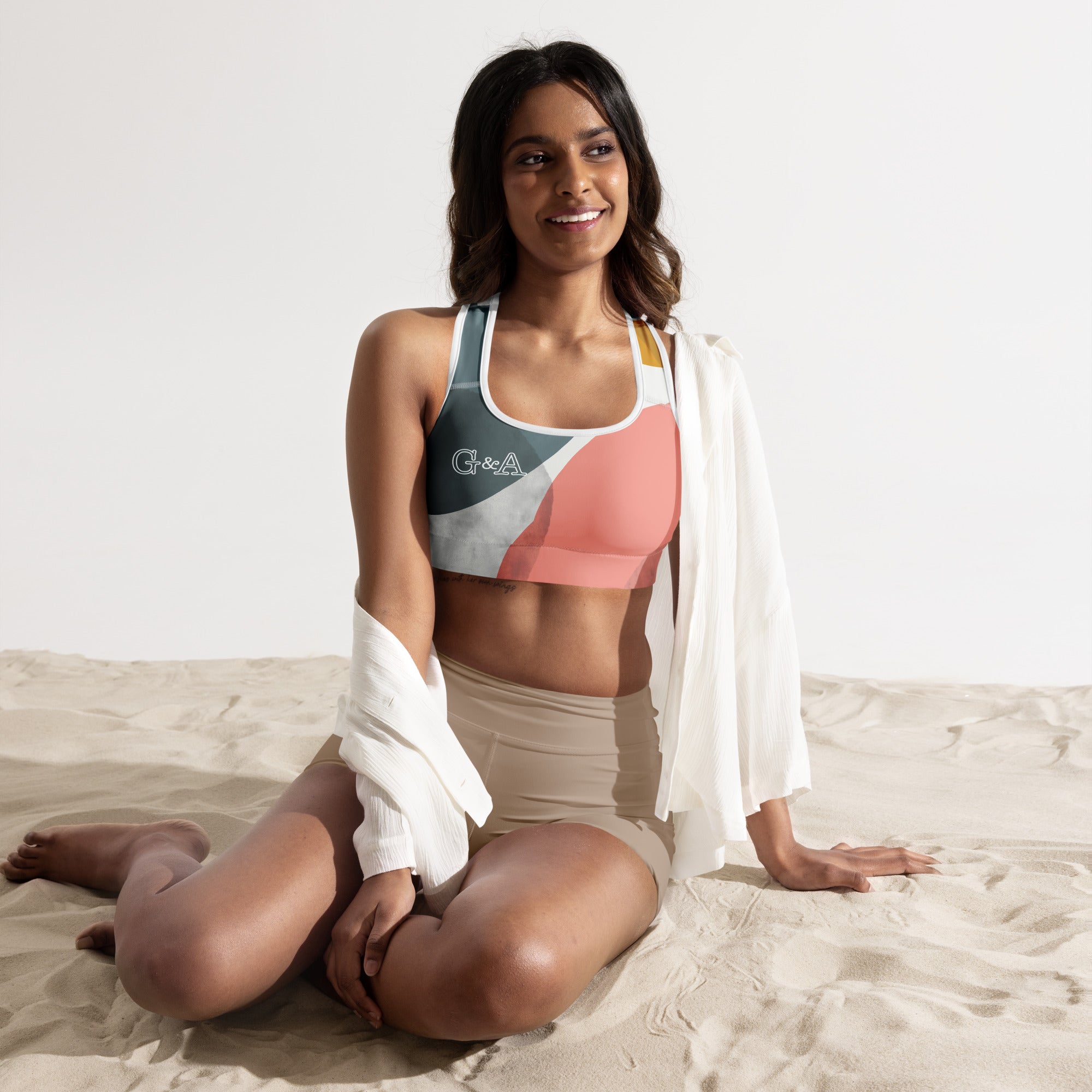 Mixed Up G&A Padded Sports Bra