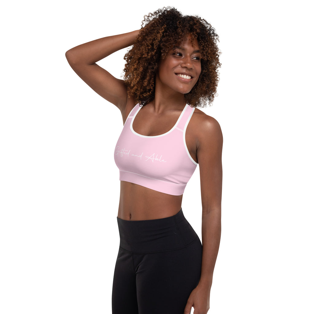 Pink Signature Padded Sports Bra