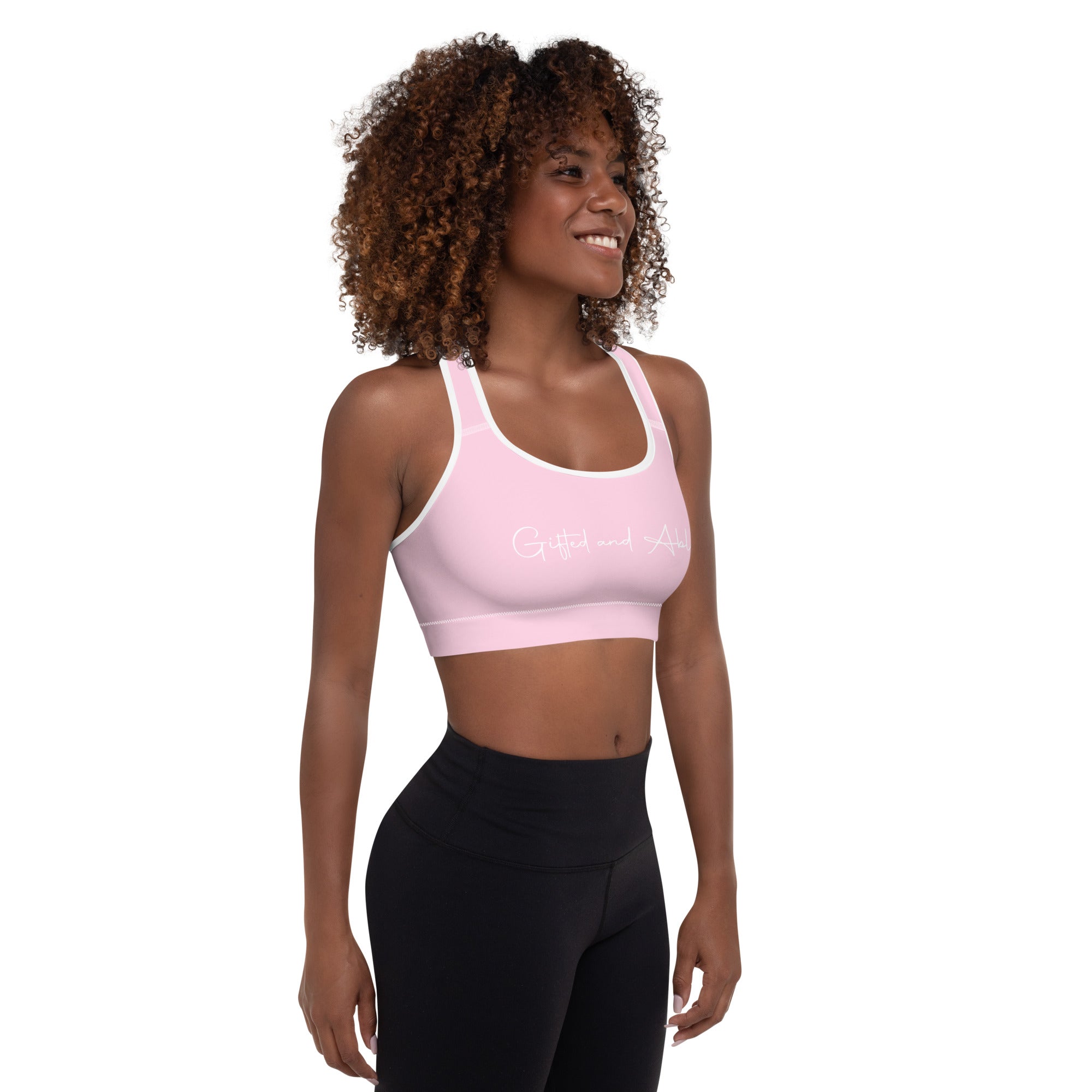 Pink Signature Padded Sports Bra