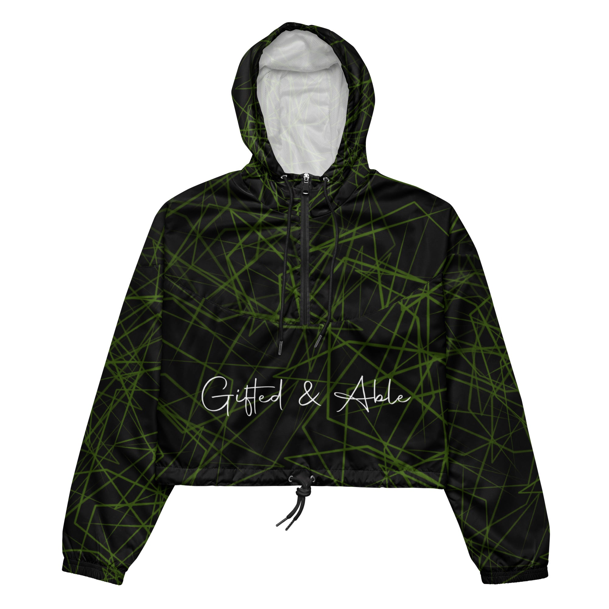 Green Lights Women’s cropped windbreaker
