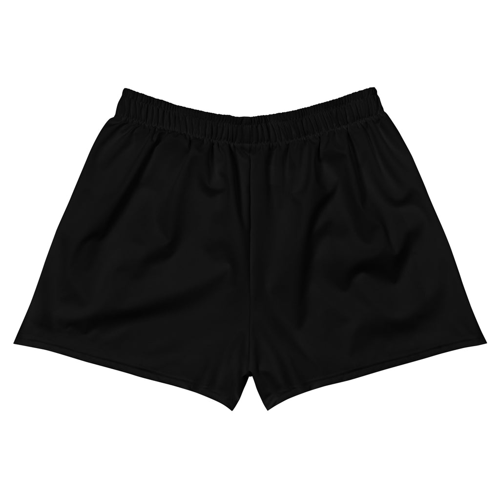 Women's Black Recycled Athletic Shorts