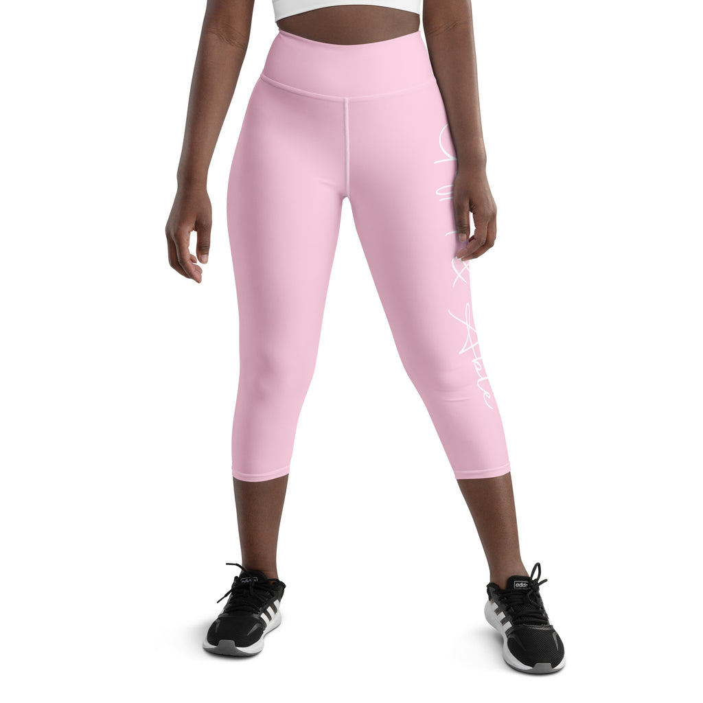 Pink Signature Yoga Capri Leggings