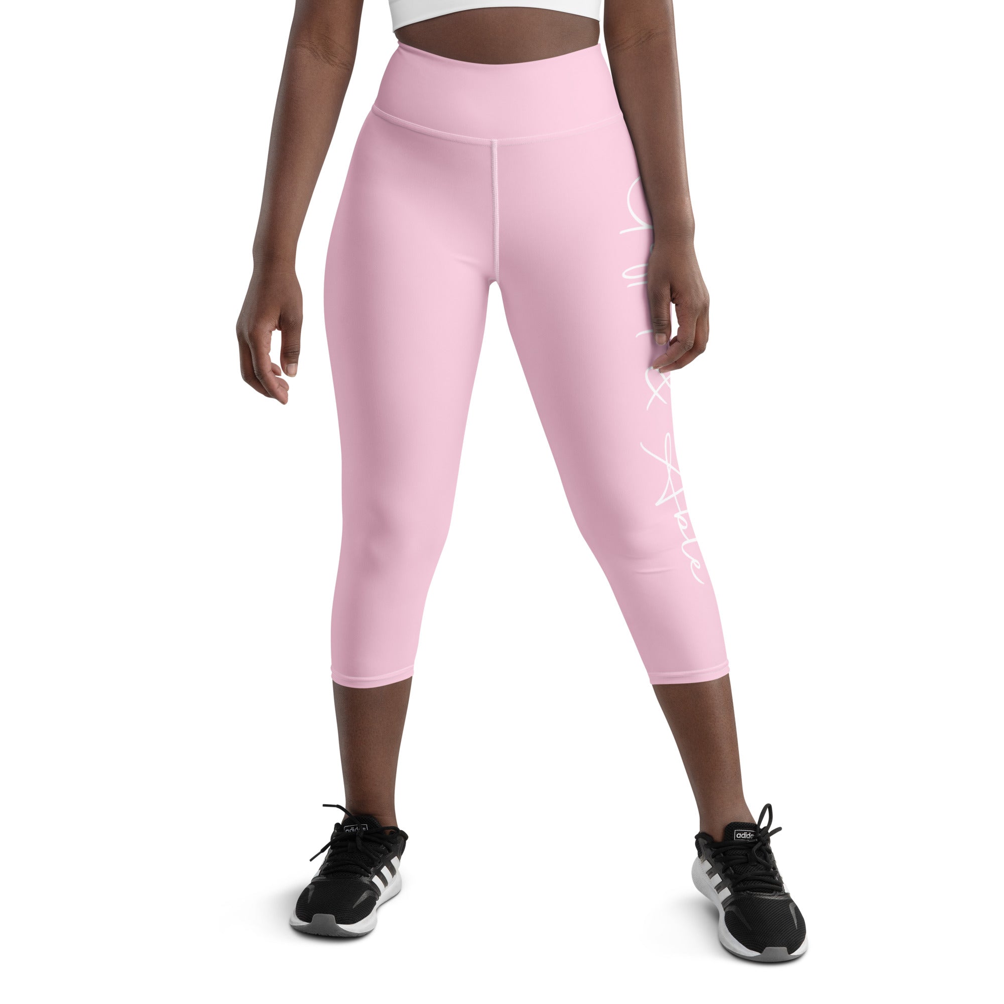 Pink Signature Yoga Capri Leggings