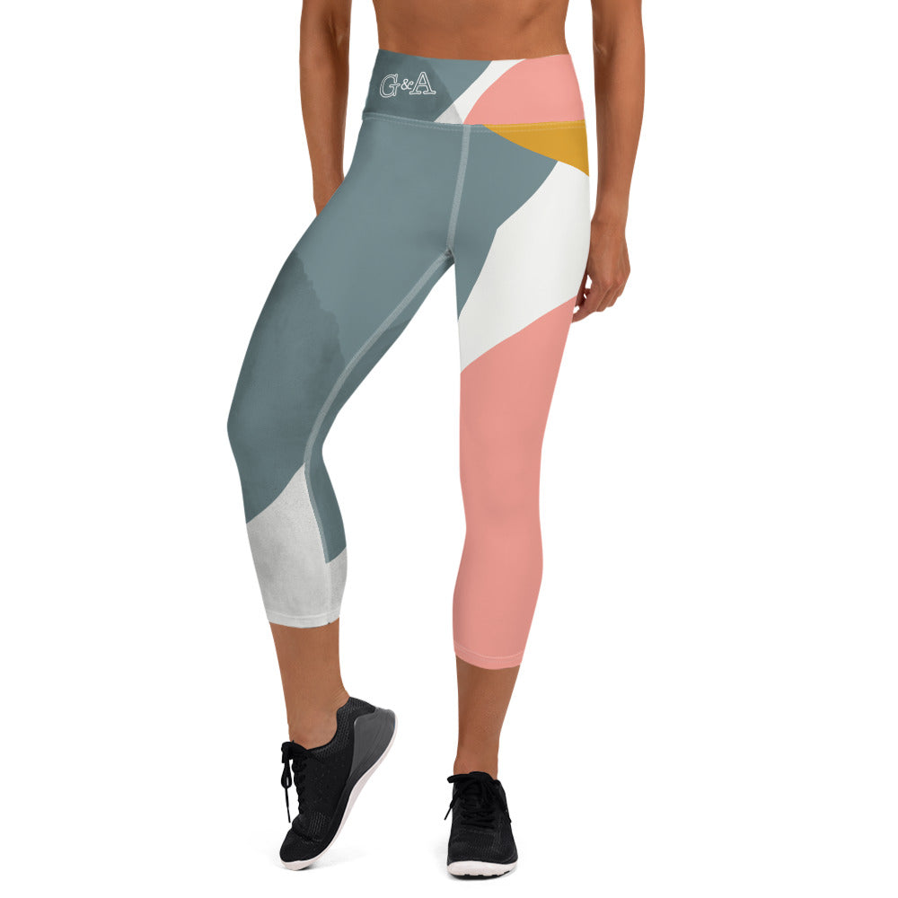 Mixed Up Yoga Capri Leggings