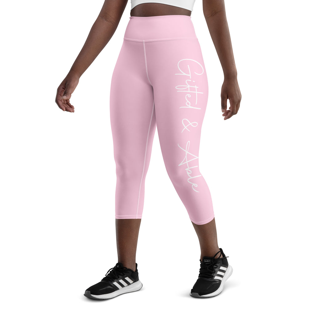 Pink Signature Yoga Capri Leggings