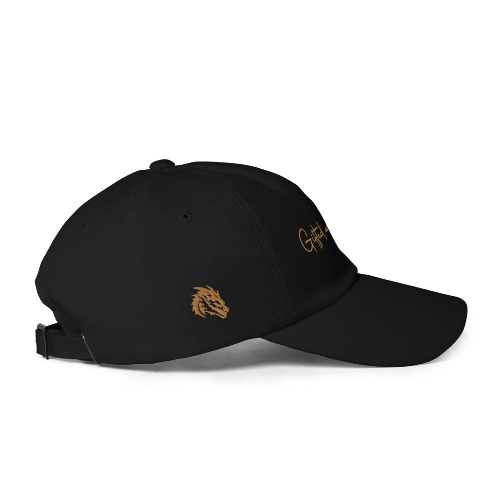Gold Signature Embroidered Dad hat