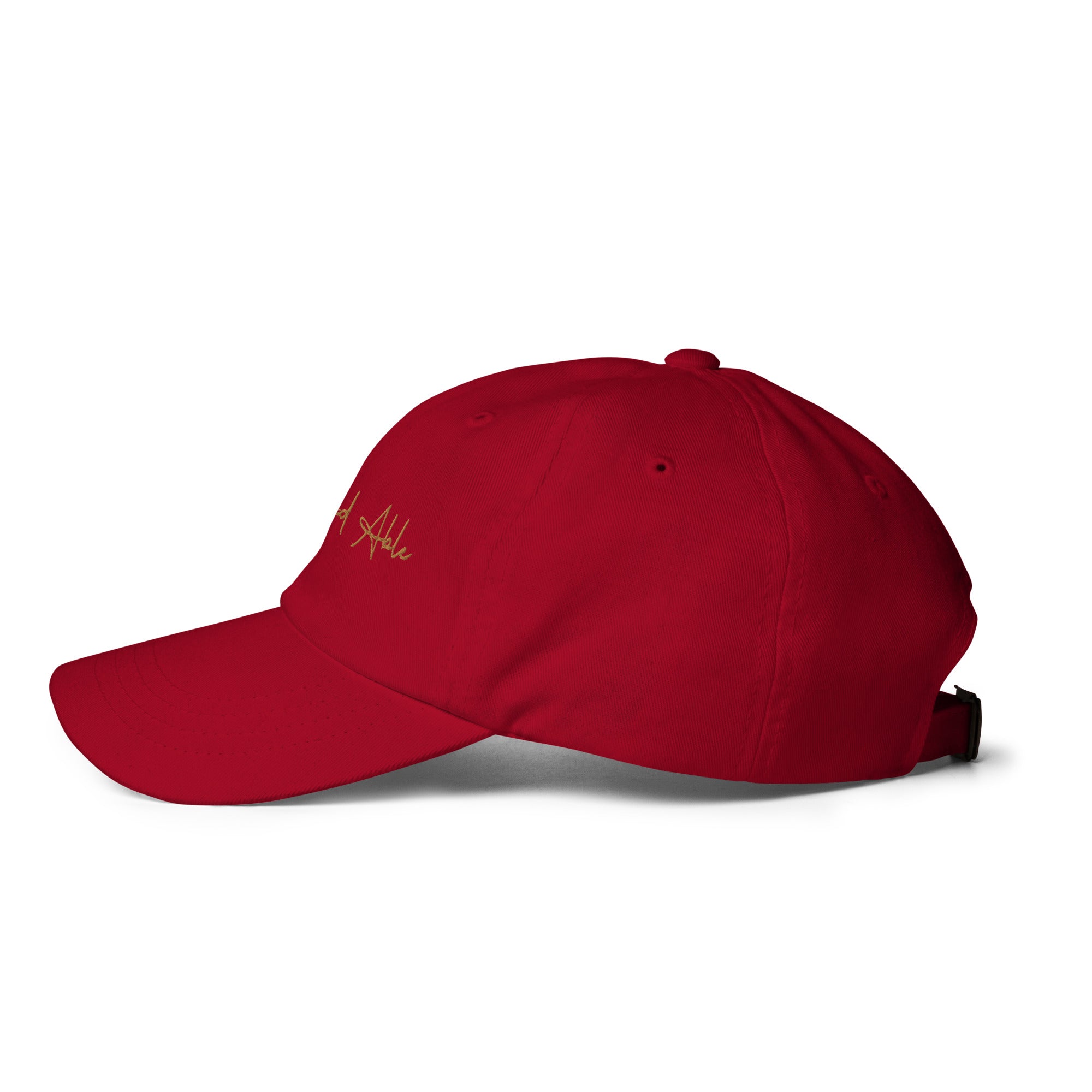 Gold Signature Embroidered Dad hat