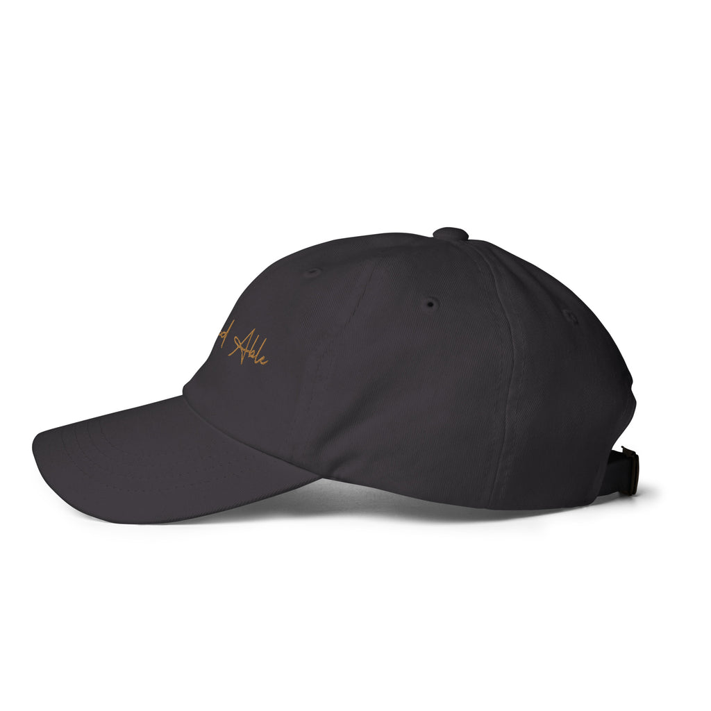 Gold Signature Embroidered Dad hat