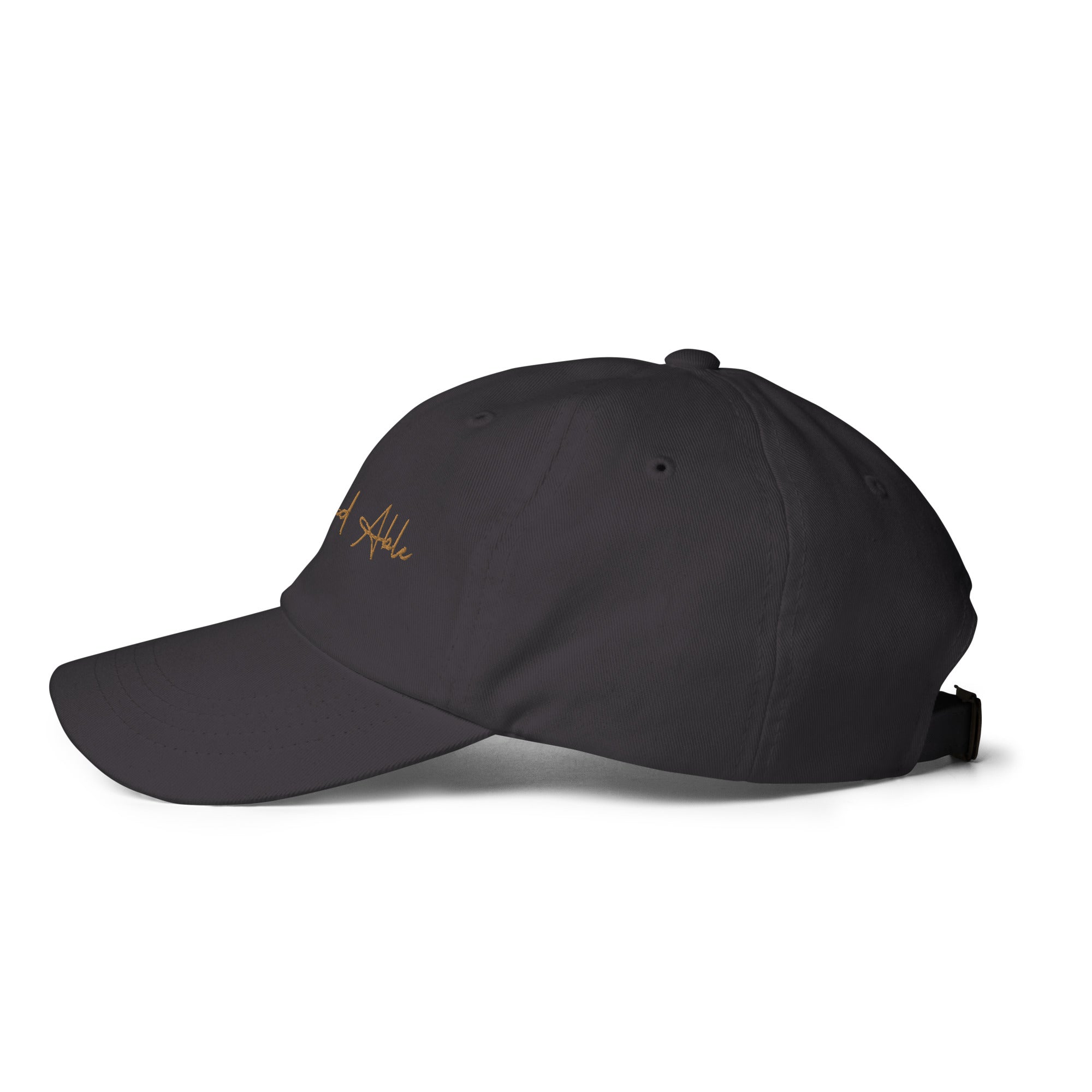 Gold Signature Embroidered Dad hat