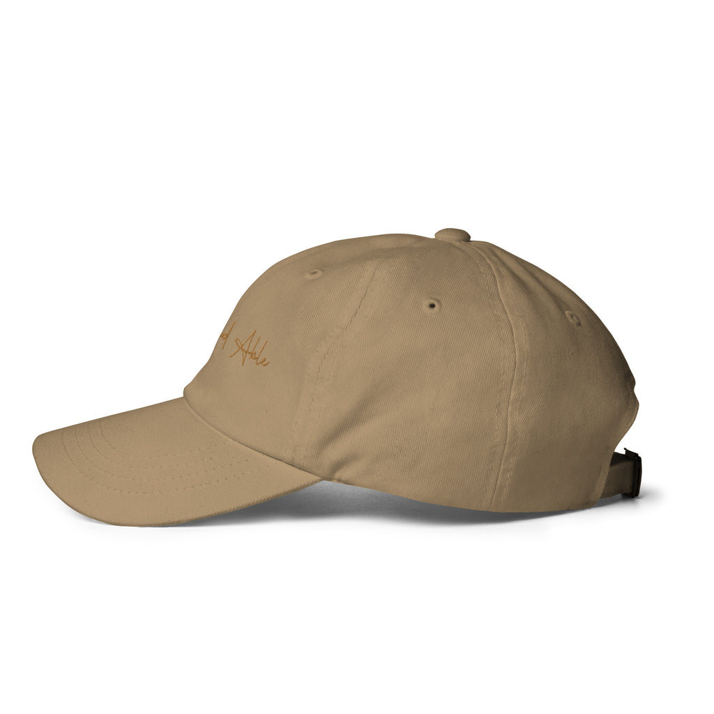 Gold Signature Embroidered Dad hat