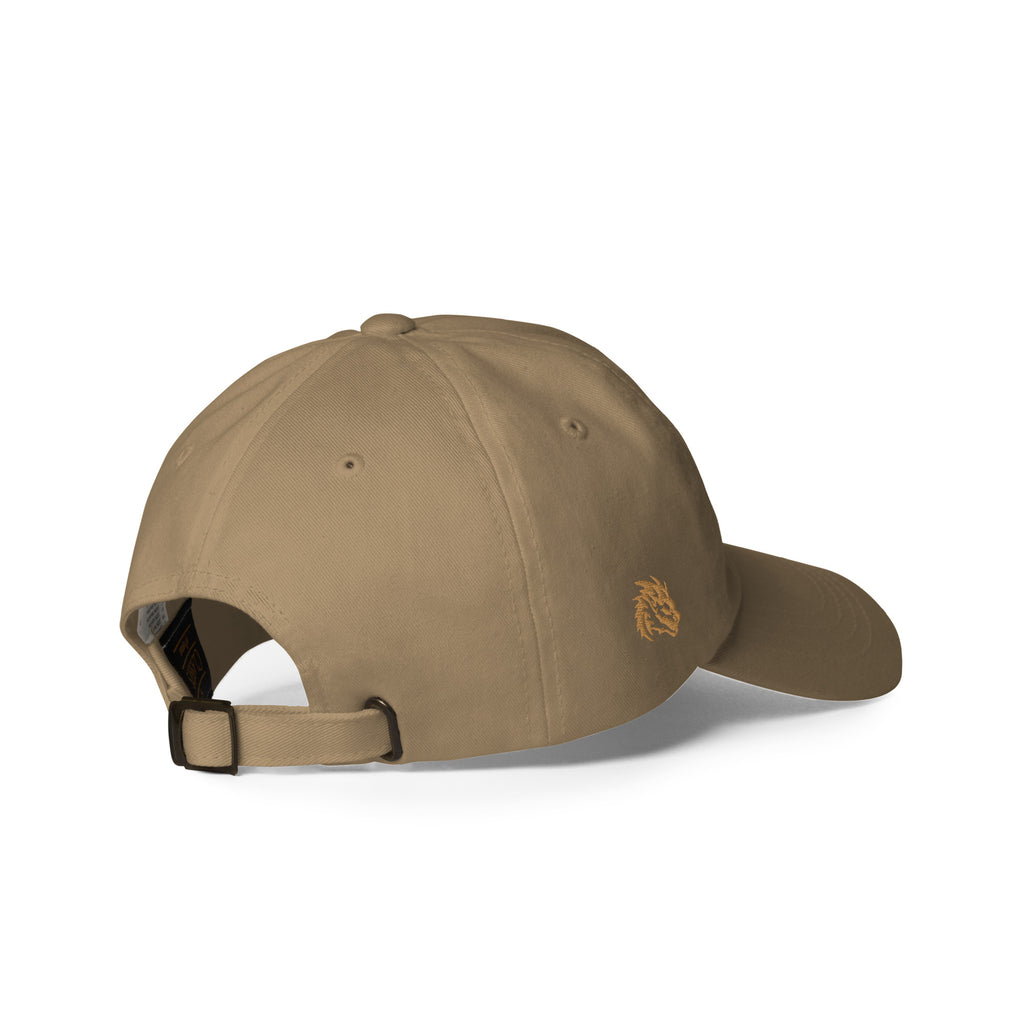 Gold Signature Embroidered Dad hat