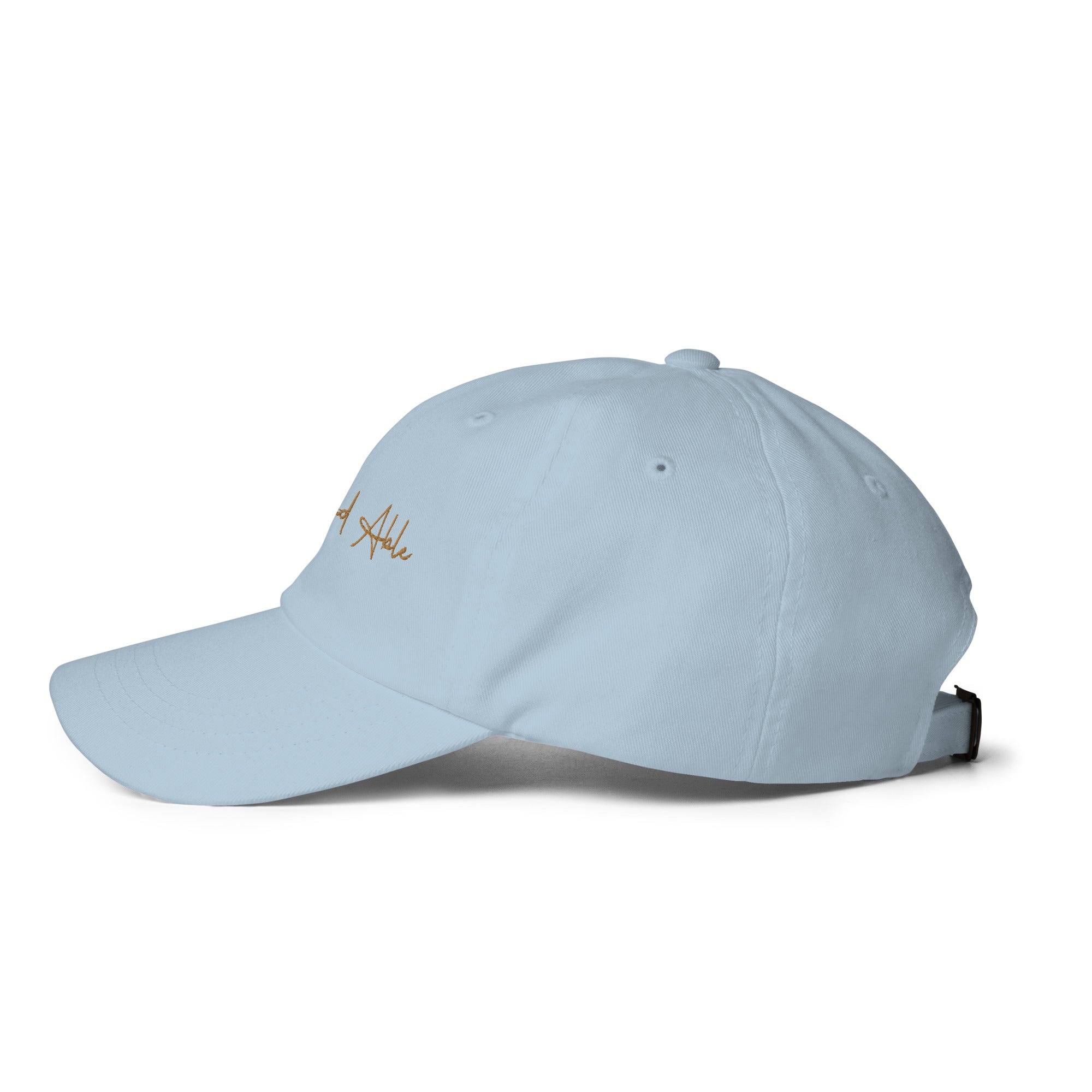 Gold Signature Embroidered Dad hat