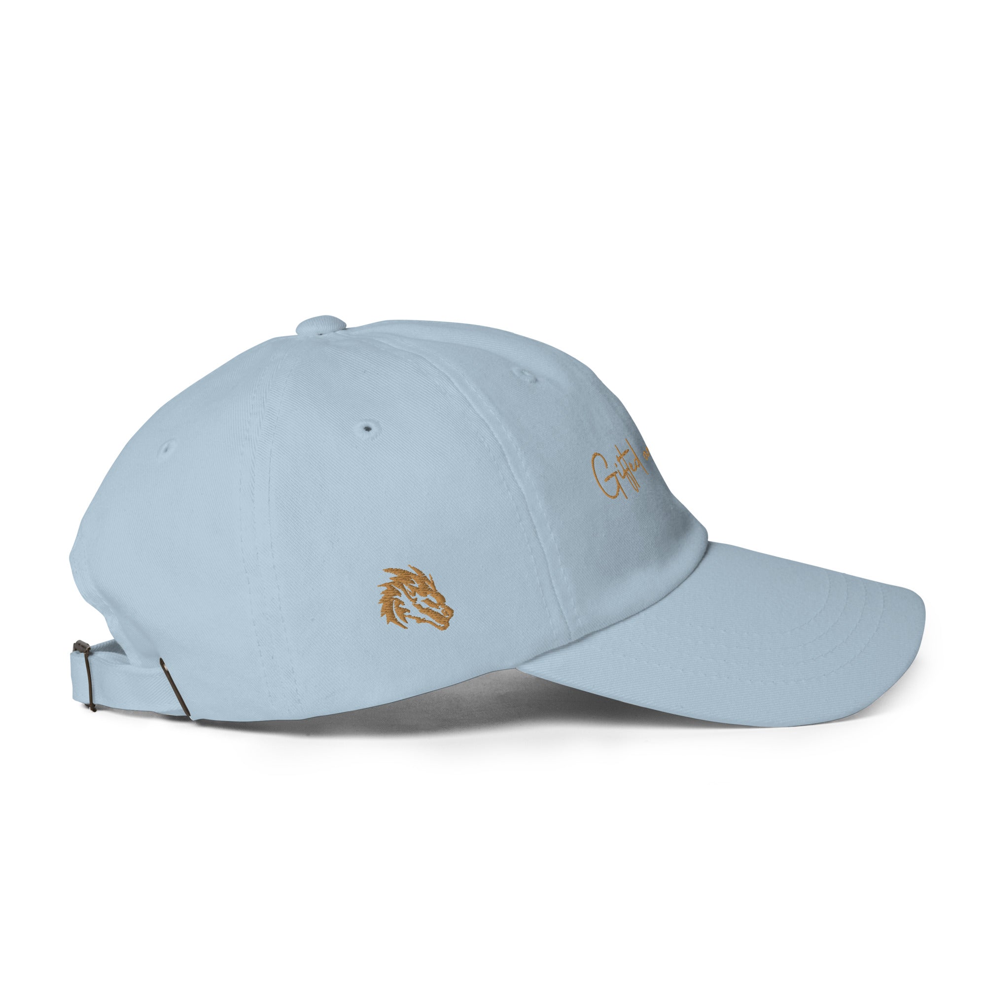 Gold Signature Embroidered Dad hat