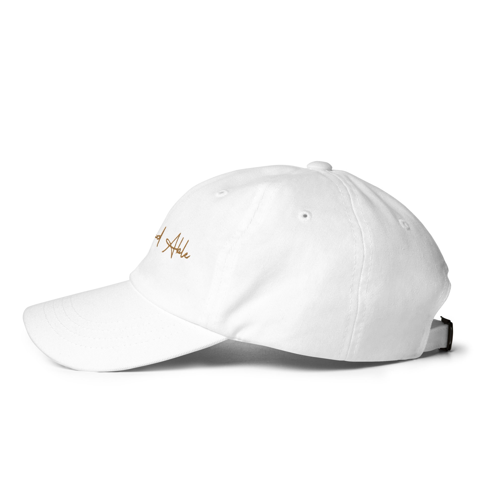 Gold Signature Embroidered Dad hat