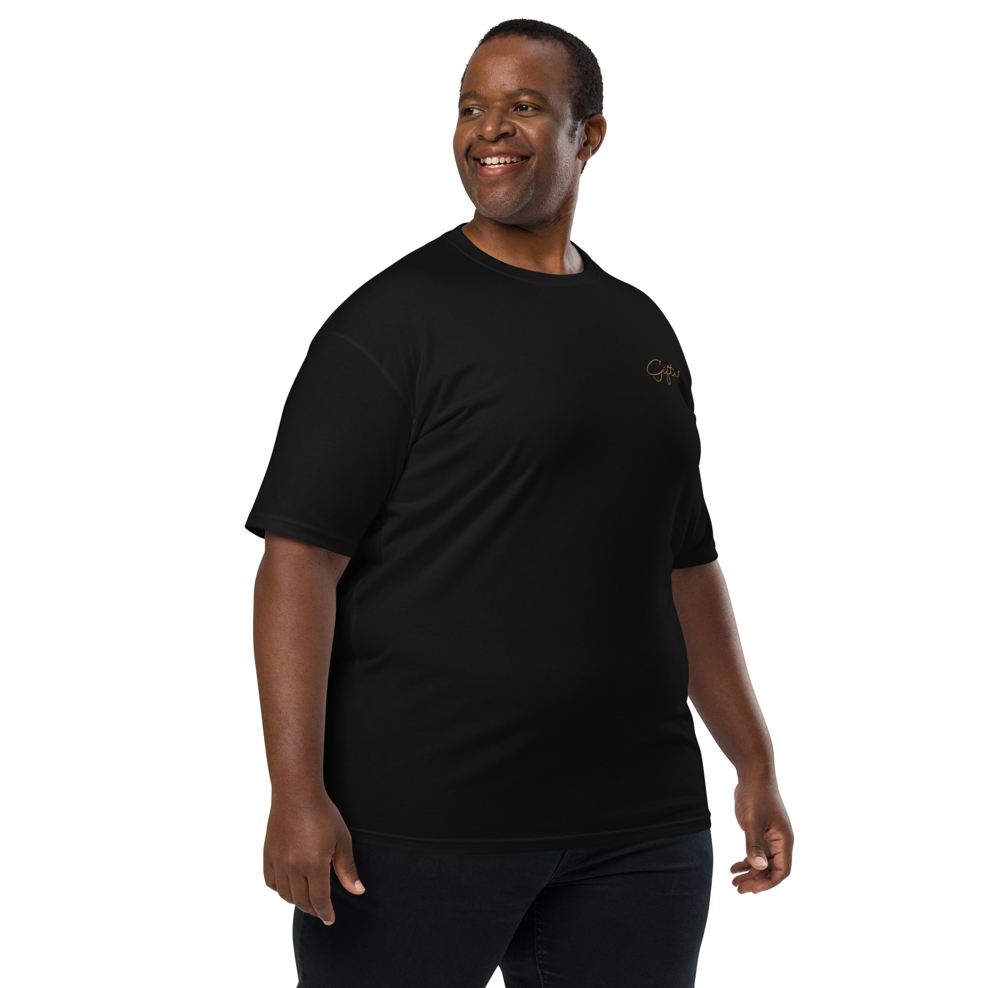 Gifted Gold Corner Embroidered Men’s premium heavyweight tee