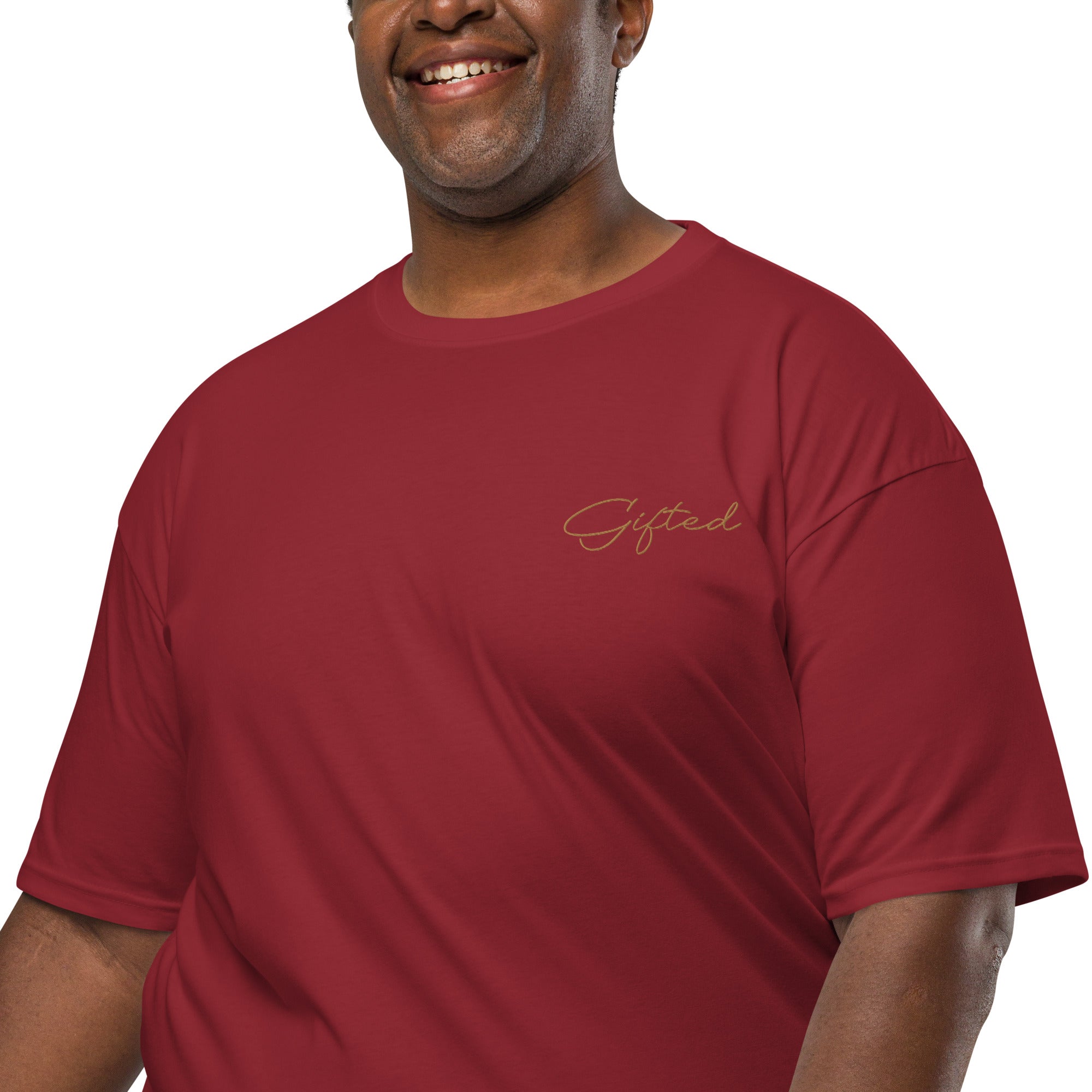 Gifted Gold Corner Embroidered Men’s premium heavyweight tee