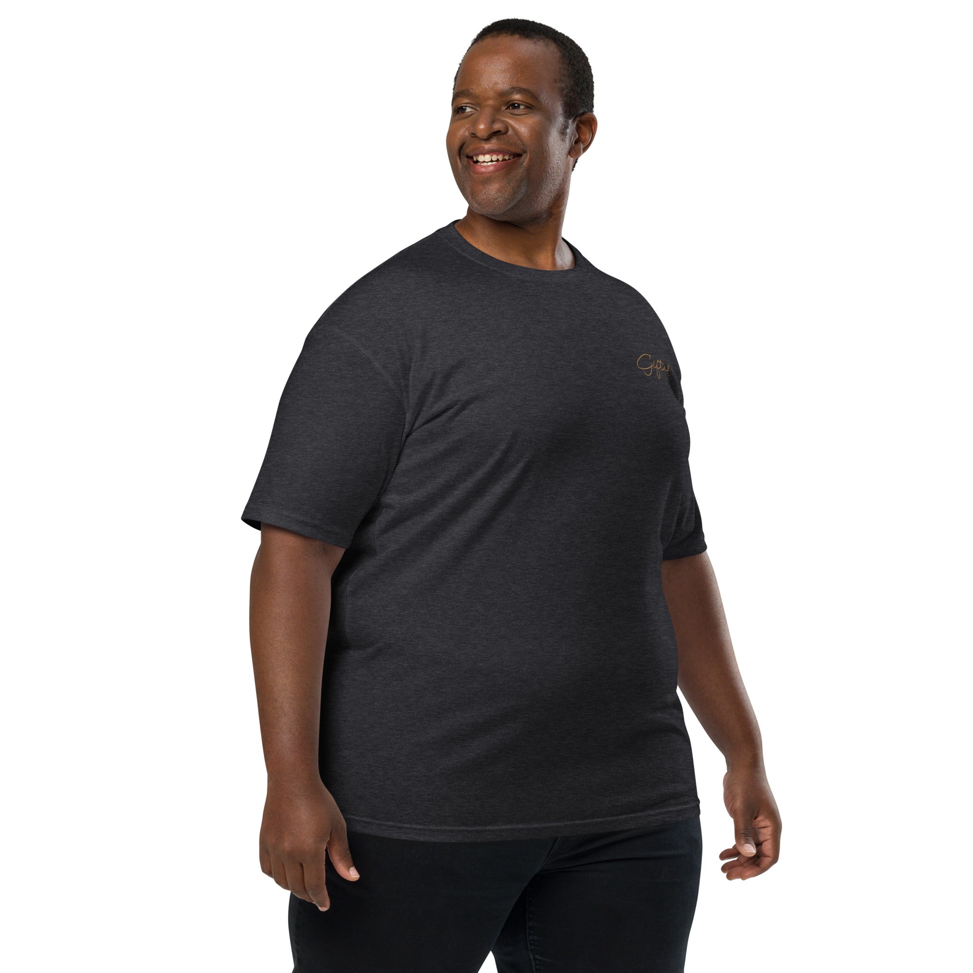 Gifted Gold Corner Embroidered Men’s premium heavyweight tee