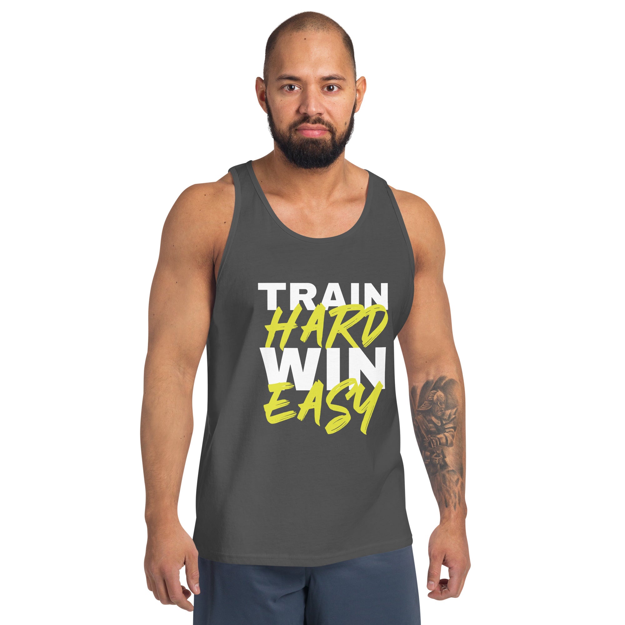 Train Hard Win Easy Men's Tank Top