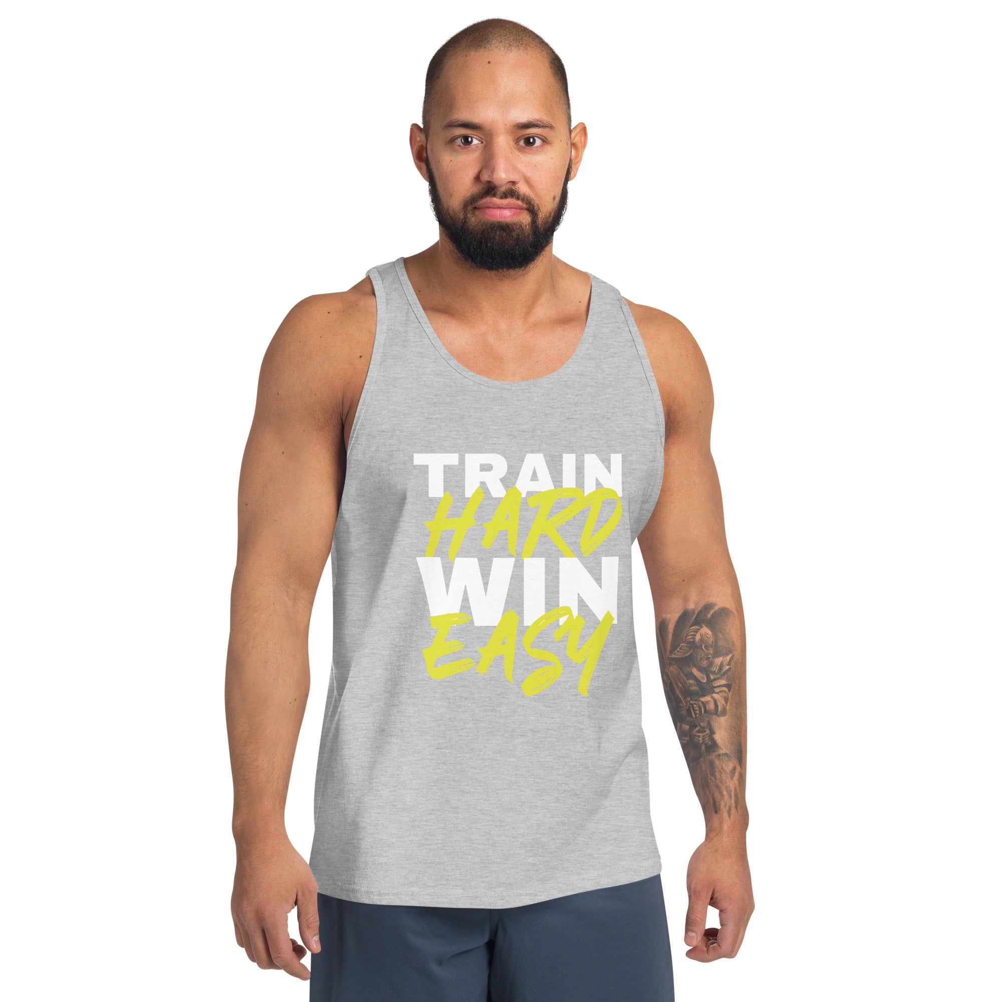 Train Hard Win Easy Men's Tank Top