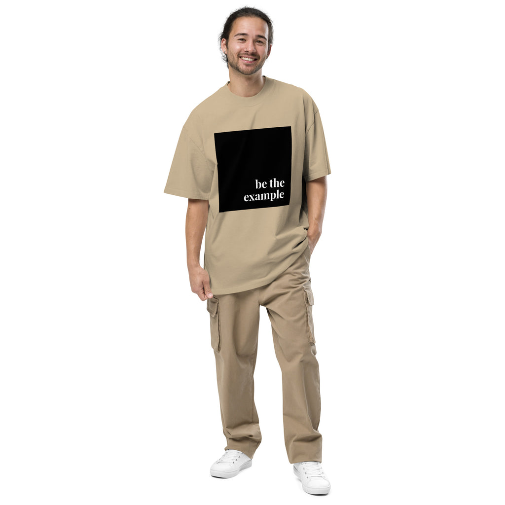 Be the example Oversized faded t-shirt