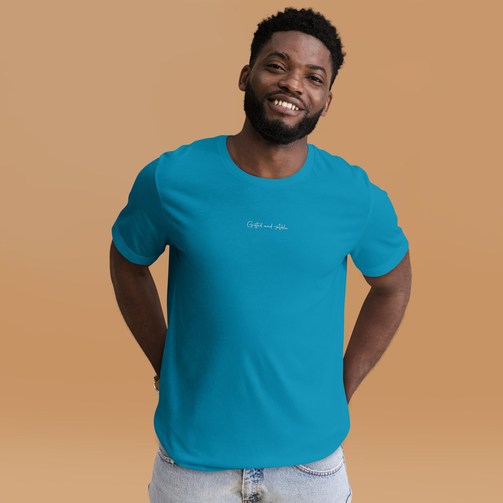 Small Centered Embroidered Signature t-shirt