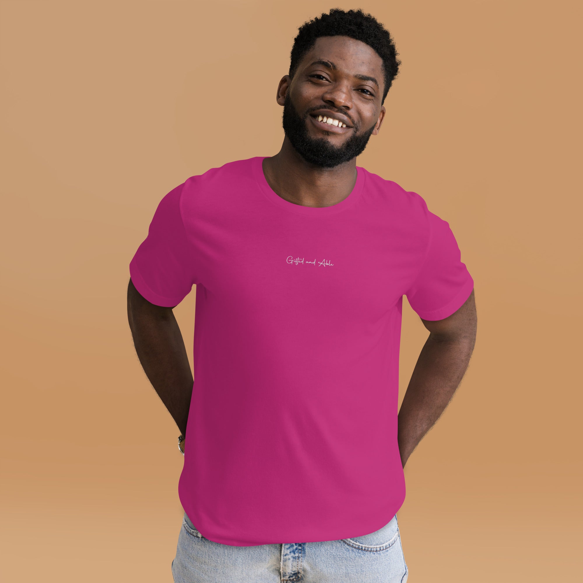 Small Centered Embroidered Signature t-shirt