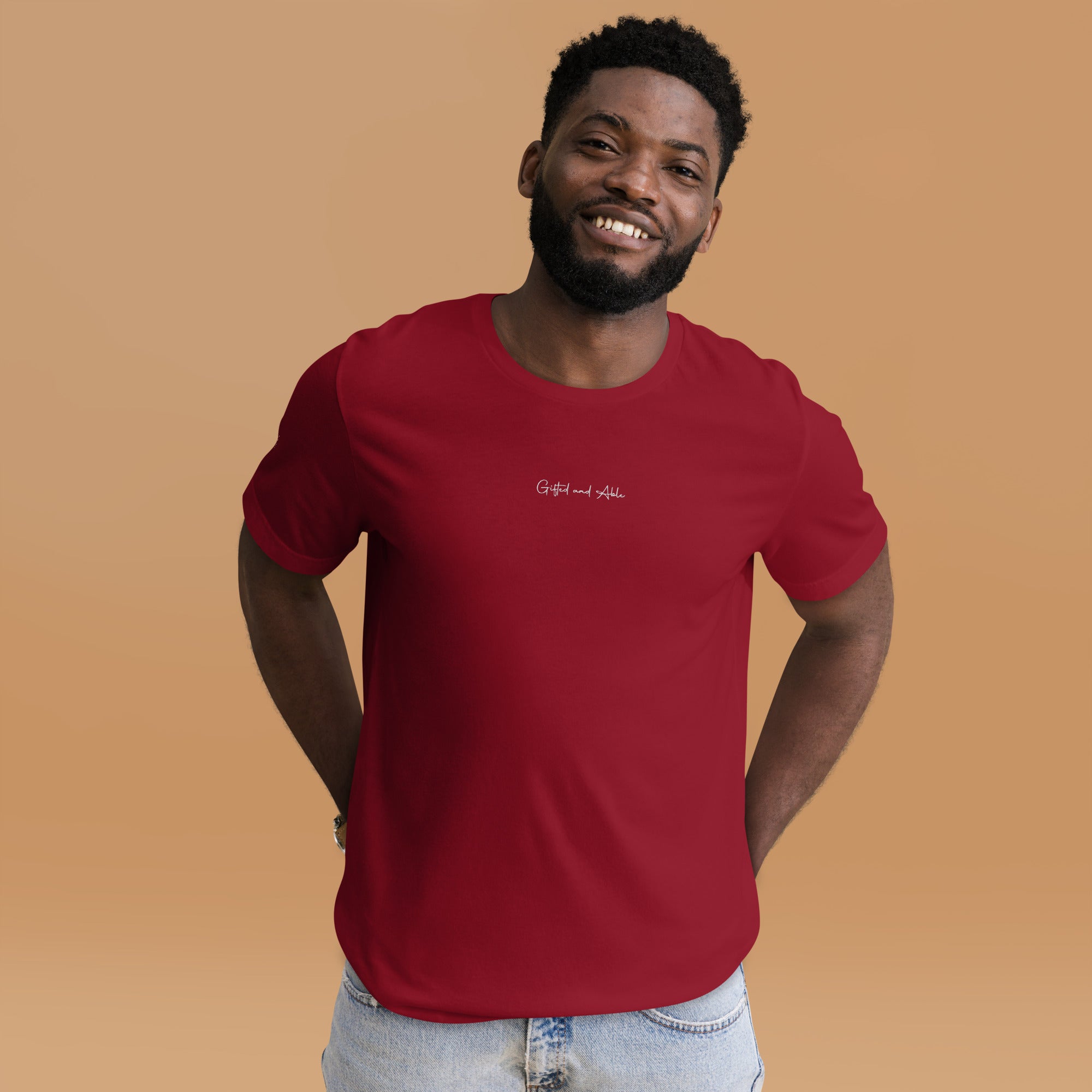 Small Centered Embroidered Signature t-shirt
