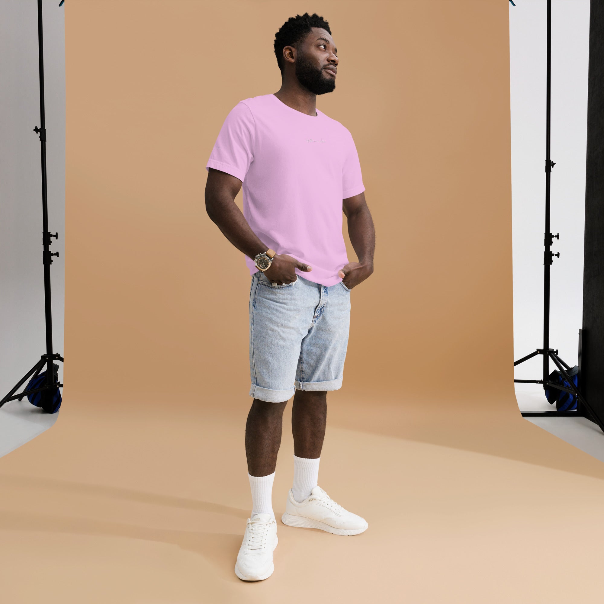 Small Centered Embroidered Signature t-shirt